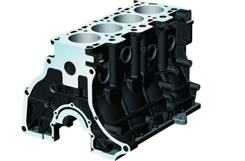 發(fā)動機缸體切割法殘余應力測試試驗